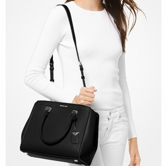 g Large Leather Satchel - Picture 4 of 4